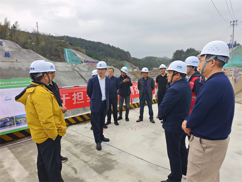 3月27日，县长王奇勇带队调研防洪工程项目建设情况，星空体育·(中国)官方网站-登录入口党委书记、董事长洪筱明，副总经理张高峰陪同调研。.jpg